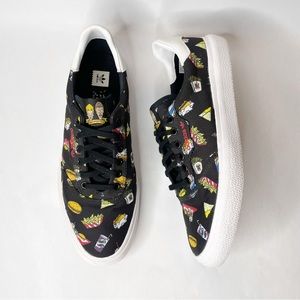 Adidas 3MC Beavis and Butthead Black Skateboard Sneakers Size 9.5